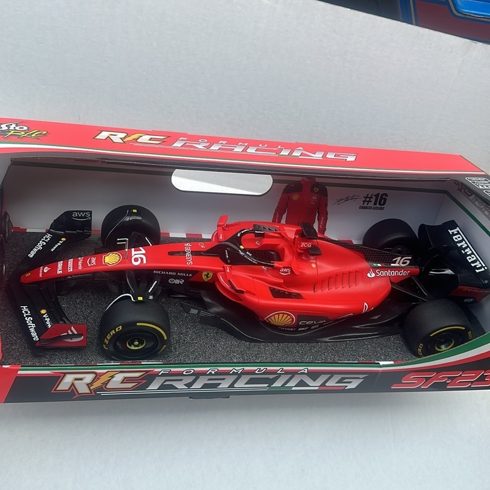 Ferrari Red Formula 1 Toy Car Sleek Design